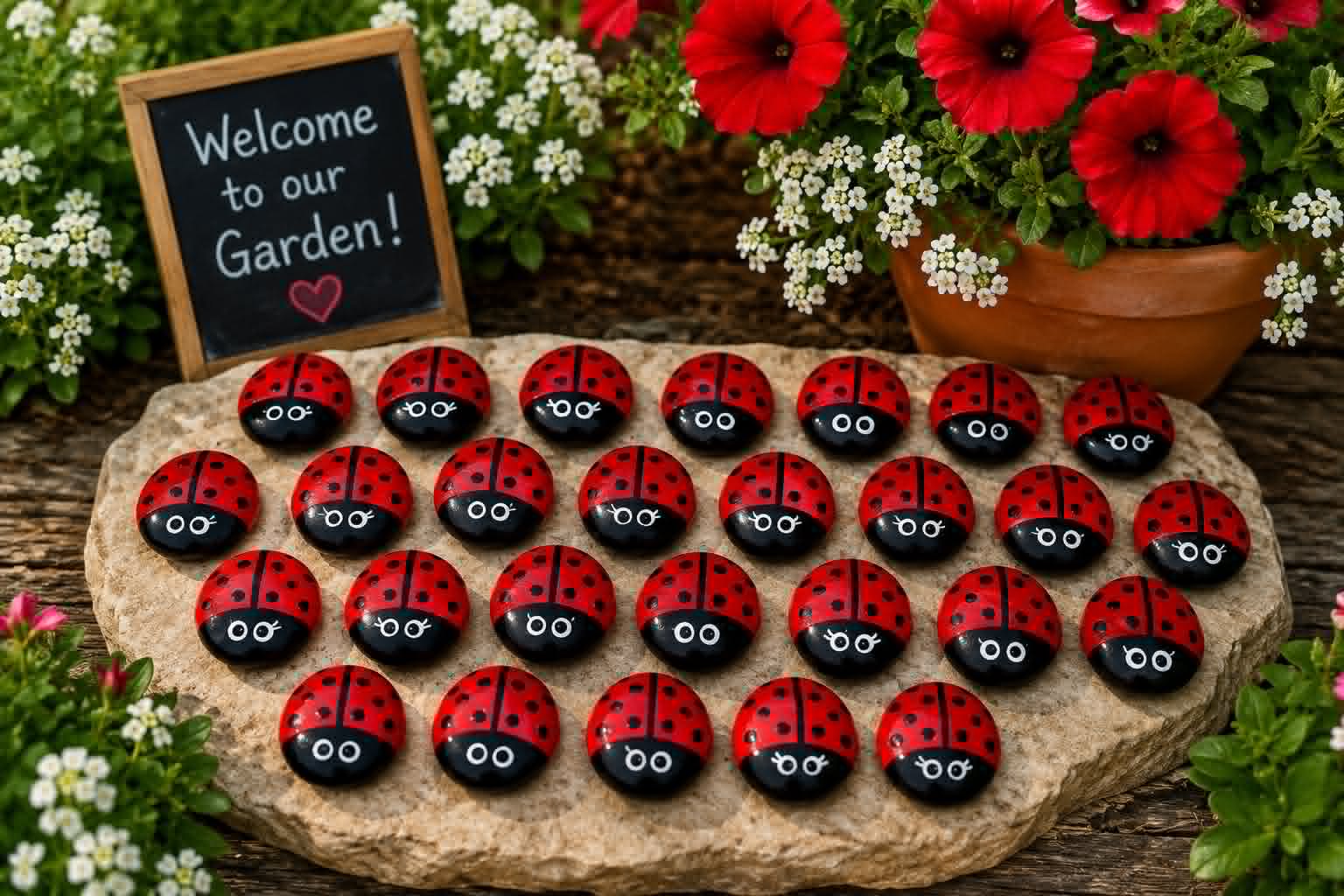 Ladybug Rocks