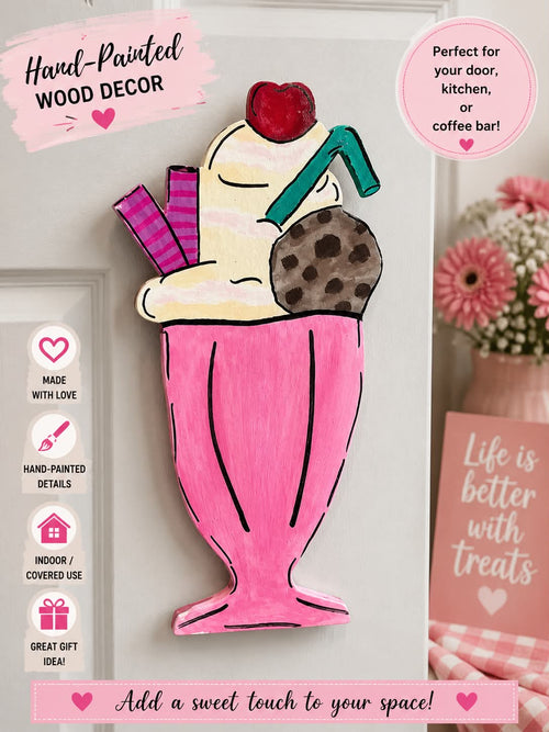 Birthday Cake, Ice Cream Sundae, Bless Our Home Signs