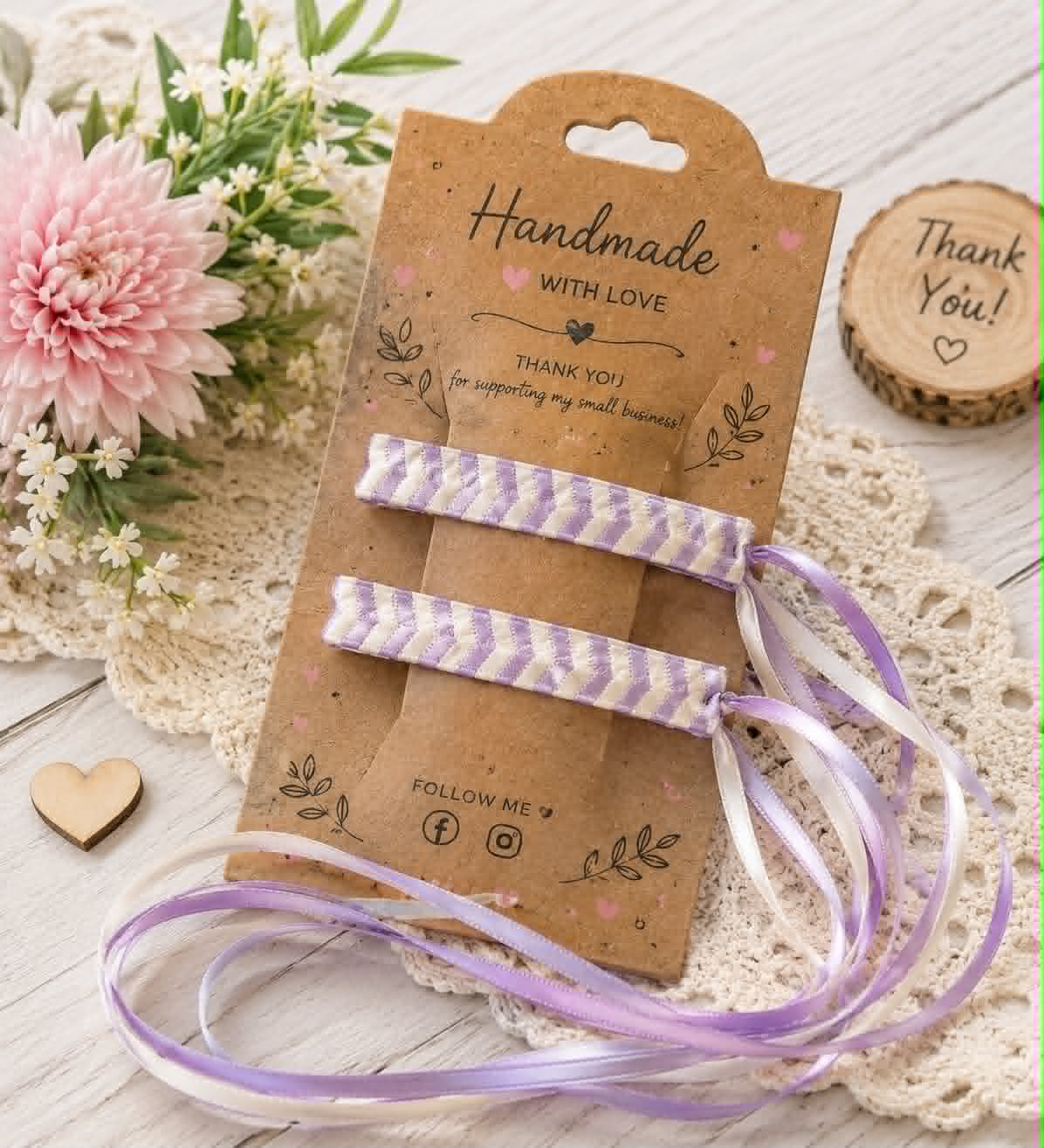 Ribbon Barrettes from the 1980's